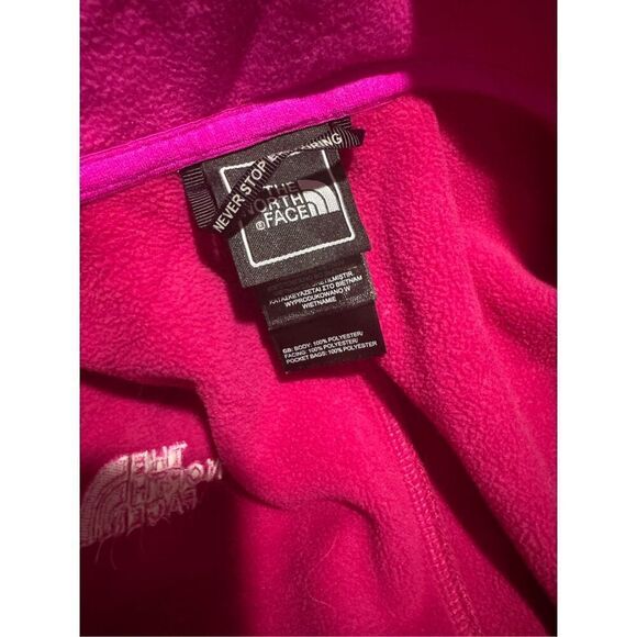 The North  Face hot pink full zip sweater SP - Picture 3 of 8